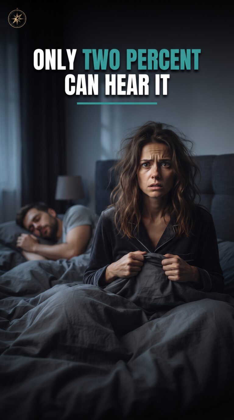 One partner sitting awake wide eyed at midnight while the other sleeps soundly